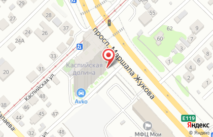 Магазин Красное & Белое в Волгограде на карте