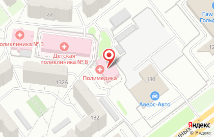 Поликлиника Полимедика на улице Братьев Кашириных на карте