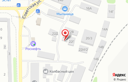 Производственная компания пиломатериалов на Советской улице на карте