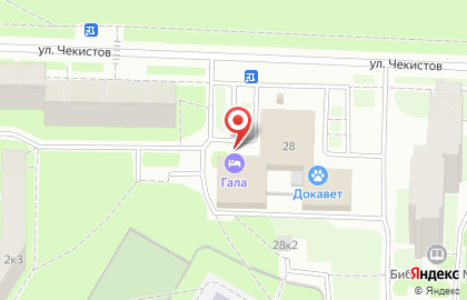 Банкомат Сбербанк на улице Чекистов на карте