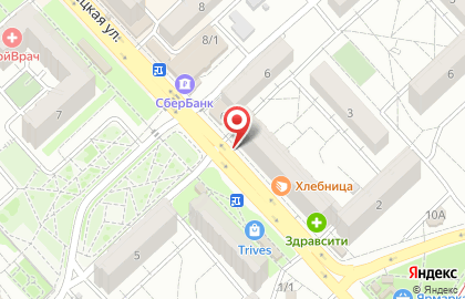 Билборды (6х3 м) от РГ Дрим на Елецкой улице на карте