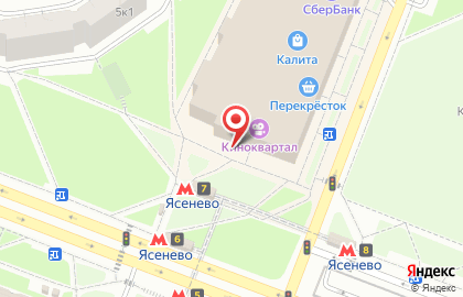 Автошкола МскСити на Новоясеневском проспекте на карте