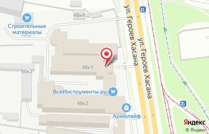 Шинный центр Колесо на улице Героев Хасана на карте