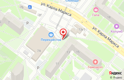 Киоск по продаже печатной продукции в Нижнем Новгороде на карте