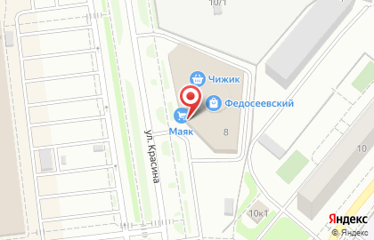 Салон оптики Калинза.ру в Октябрьском районе на карте