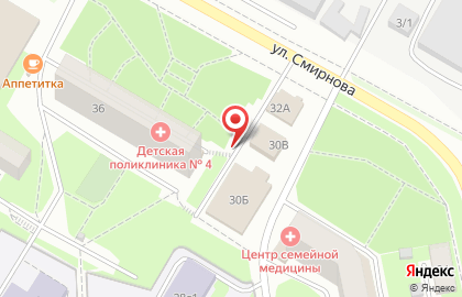 Вокс на улице Смирнова на карте