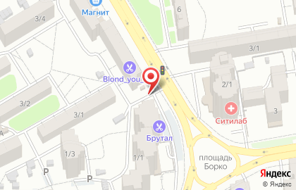 Киоск по продаже хлебобулочных изделий на улице Добровольского на карте