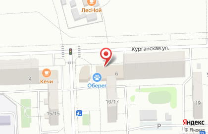 Супермаркет Пятёрочка на Курганской улице на карте