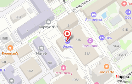 Федерация Тхэквон-до (ИТФ ГТФ) Алтайского края в Железнодорожном районе на карте