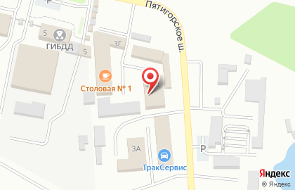 Транспортно-экспедиторская компания Деловые Линии на Пятигорском шоссе на карте