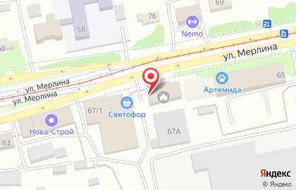 Территориальный отдел надзорной деятельности и профилактической работы №2 Управление надзорной деятельности и профилактической работы Главного Управления МЧС России по Алтайскому краю на карте
