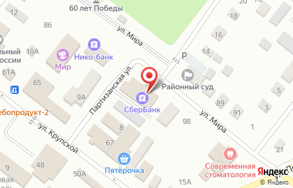 СберБанк в Оренбурге на карте
