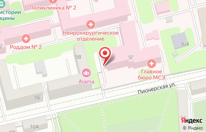 Военный комиссариат Тамбовской области на Пионерской улице на карте