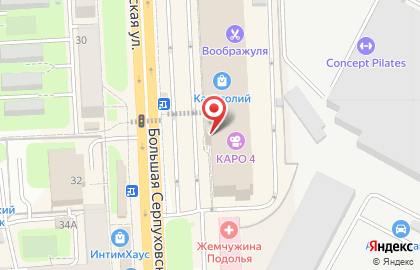 Банкомат Росбанк на Большой Серпуховской улице в Подольске на карте