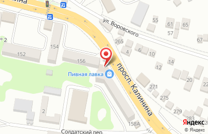 Магазин разливного пива Пив стоп в Пятигорске на карте