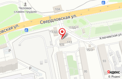Продовольственный магазин Сергеевский на карте