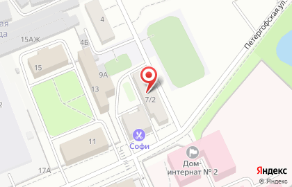Азбука Здоровья на Петергофской улице на карте
