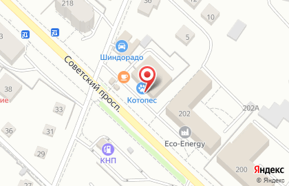 Магазин матрасов и мебели Citysleep на Советском проспекте на карте
