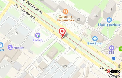 Омега-сервис на улице Рыленкова на карте