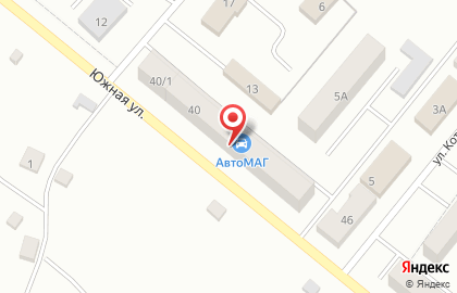 Центр страхования на Южной улице на карте