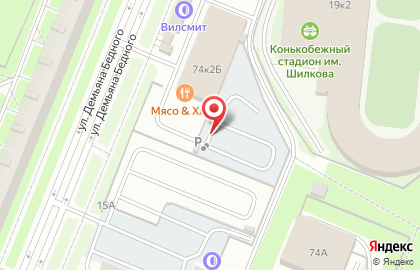 Автостоянка в Санкт-Петербурге на карте