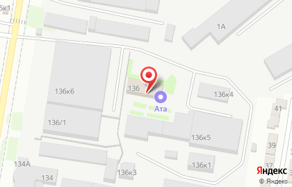Оптово-розничный центр Атмикс в Октябрьском районе на карте