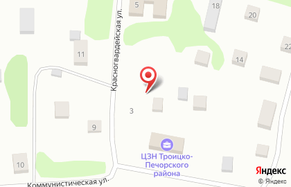 Центр занятости населения Троицко-Печорского района на карте