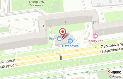 Парикмахерская Чио Чио на Парковом проспекте на карте