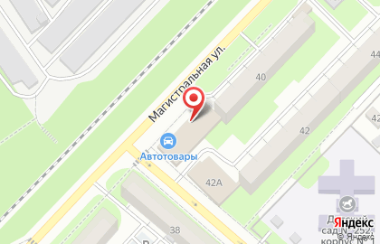 Супермаркет Пятёрочка на Магистралиной улице на карте