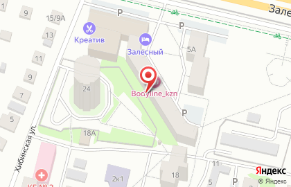Частный детский сад KidsPlay на Залесной улице на карте