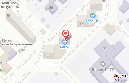 Супермаркет Батон на карте
