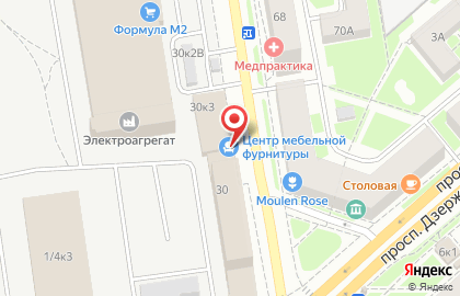 Центр мебельной фурнитуры в Новосибирске на карте