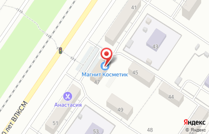 Банкомат КББ на улице 40 лет ВЛКСМ на карте