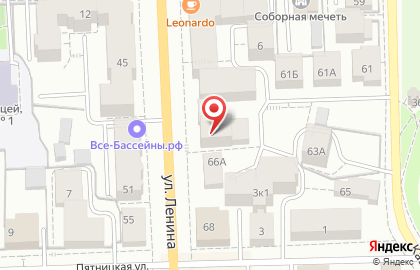 Магазин матрасов СонЛайт на улице Ленина на карте
