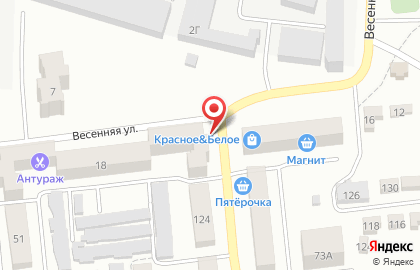 Магазин Знаменское мясо и молоко на Весенней улице на карте