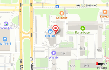 Интернет-магазин Юнизоо на улице Малиновского на карте