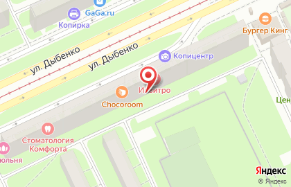 Profnail на улице Дыбенко на карте