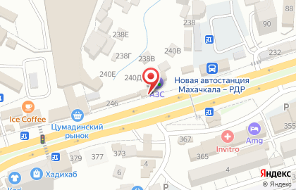 Точка по продаже фастфудной продукции на проспекте Али-Гаджи Акушинского на карте