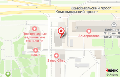 Типография ПартнерПРИНТ на Комсомольском проспекте на карте