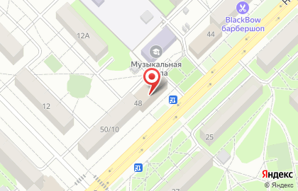Пиццерия Папа Джонс на метро Медведково на карте