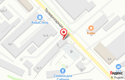 Компания по производству теплиц и парников Теплица24 на Телевизорной улице на карте