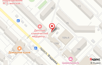 Продуктовый магазин Янта в Черновском районе на карте