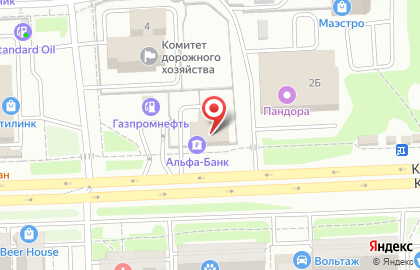 Челябинский филиал Банкомат, Альфа-Банк на Комсомольском проспекте, 2а на карте