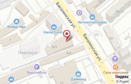 Урал-профиль на Бакалинской улице на карте