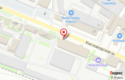 Торговая компания на Кисловодском шоссе на карте