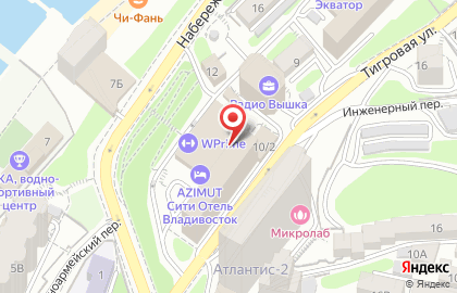 Azimut Hotels в Фрунзенском районе на карте