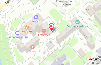 Медицинская лаборатория Гемотест на Трнавской улице на карте