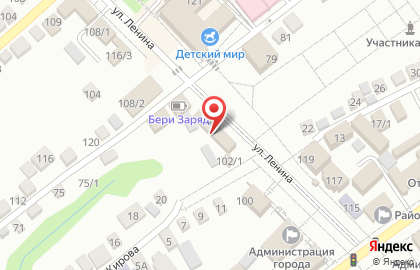 Агентство недвижимости Идеал на улице Ленина на карте