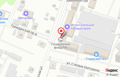 Государственное казенное учреждение Испытательный центр на улице Степана Халтурина на карте
