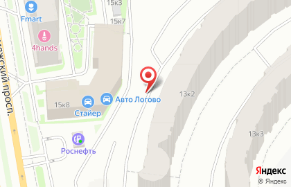 Магазин печатной продукции на Коломяжском проспекте на карте